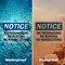 Signmission No Trespassing No Hunting No Woodcutting OSHA Notice Sign, Vinyl Decal, 10in W x 7in L, 2PK OS-2PACK-NS-D-710-L-14930 - alternate 5